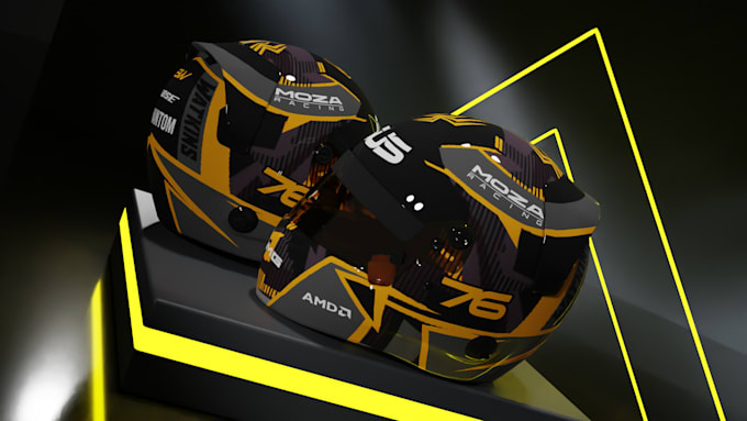 do your custom helmet for f1 25, iracing or assetto corsa