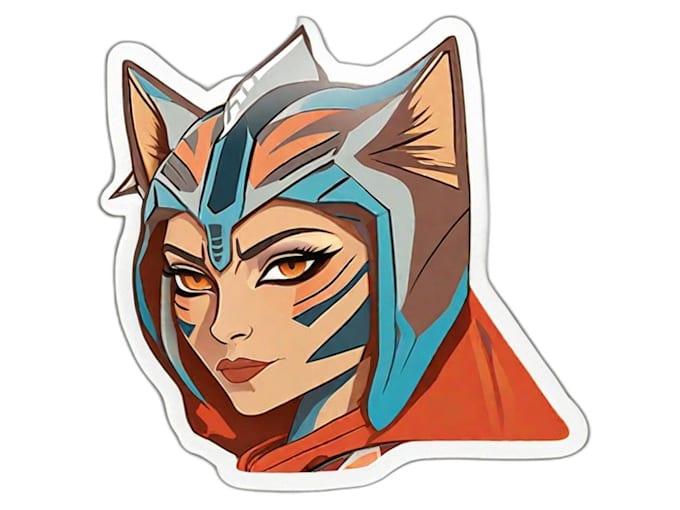 Create a sticker design by tharindudushan fiverr
