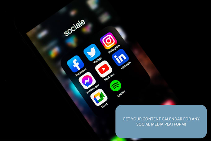 create a content calendar for your business