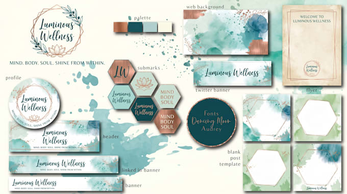 design beauty social media kit
