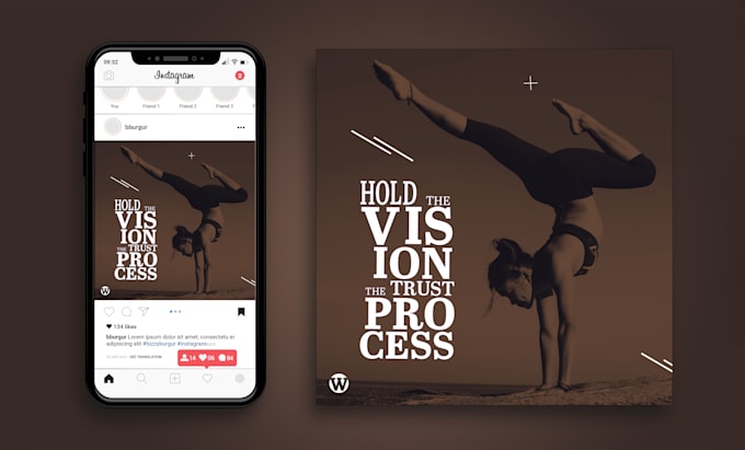 design instagram post templates in photoshop