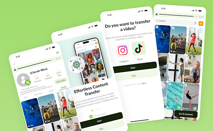 do website ui design, dashboard, mobile app ui ux design