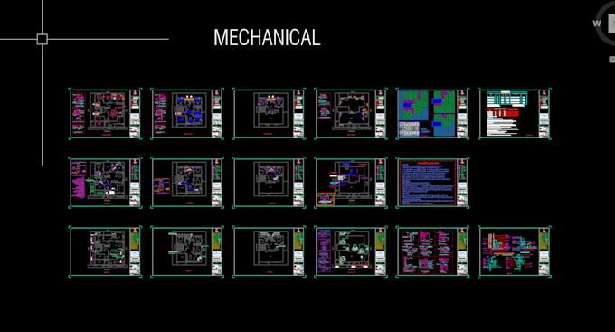 create detailed mep autocad drawings for hvac, electrical, and plumbing