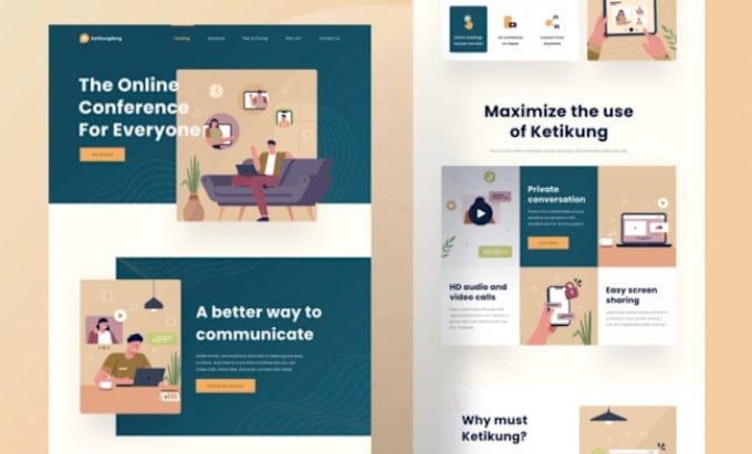 design wordpress elementor website ecommerce online store wordpress landing page