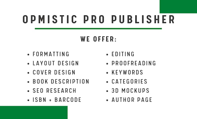 do book layout design typesetting amazon kindle kdp book formatting