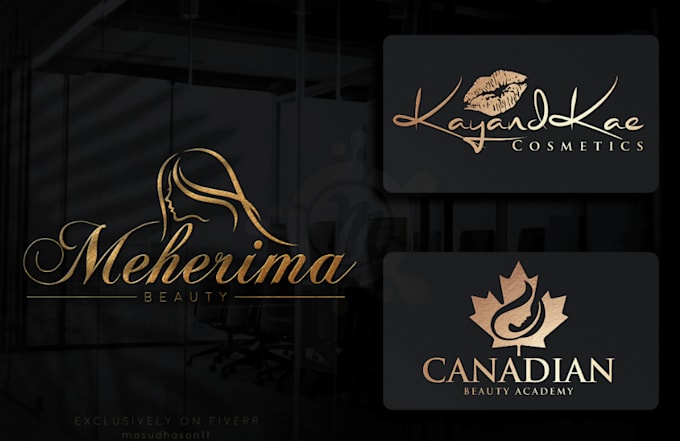design super beauty logo with satisfaction guaranteed