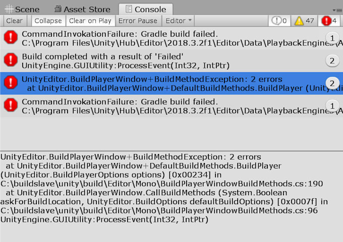 fix unity bugs, build errors, crashes and plugin issues fast