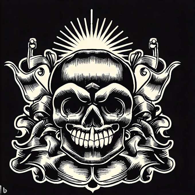 make old school style tattoo design