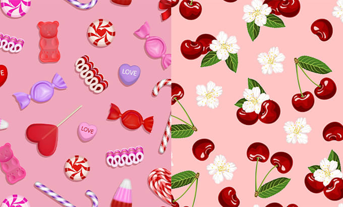 design seamless repeat patterns for textile prints