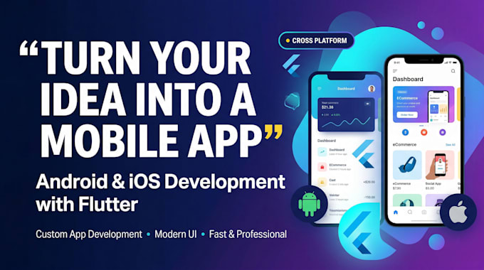 build a professional android and ios apps using flutter