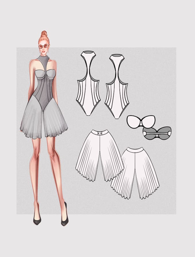 fashion illustration for your garment collection