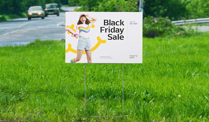 canva desing yard signs, lawn signs