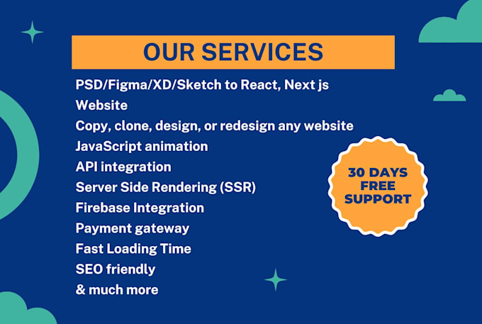 create responsive website using js, react, next js