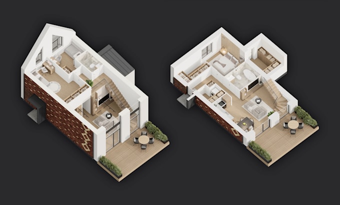 create a professional 3d floor plan