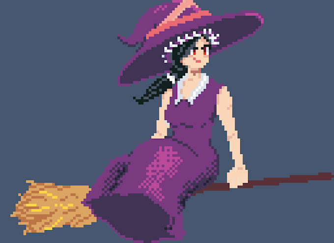 pixel art in various styles