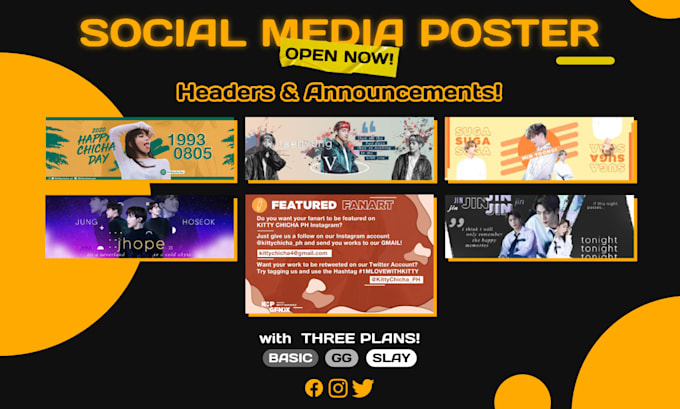 create outstanding social media posters