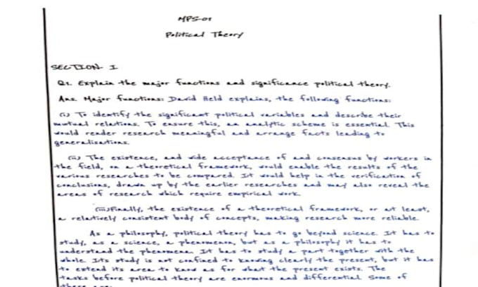 do PDF and word files in hand written