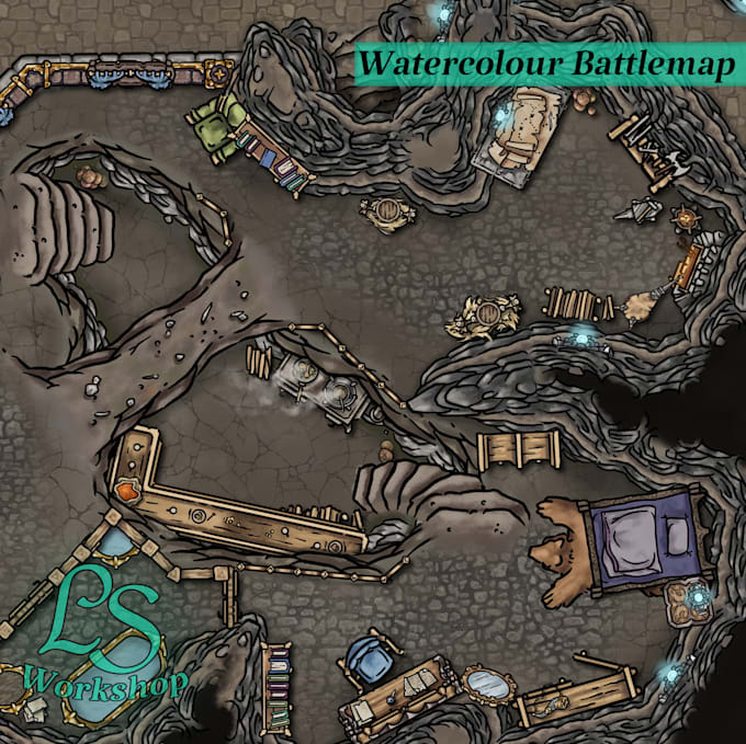 make a custom battlemap for your ttrpg