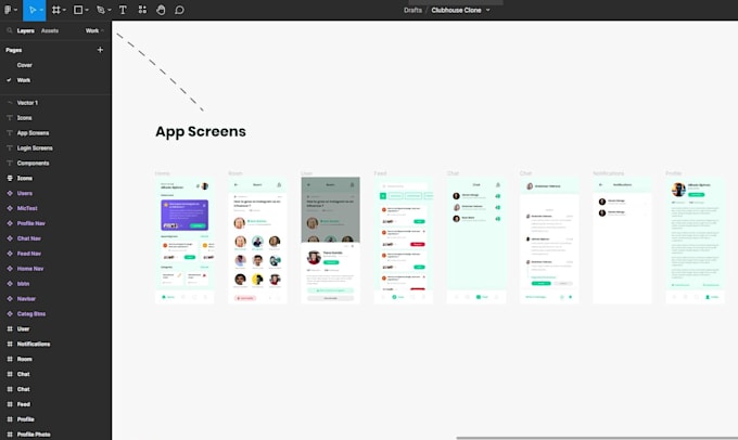 convert figma design to flutter code, android and ios app