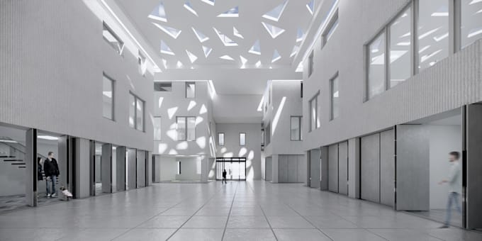 Render high quality architectural visualization with various styles by ...