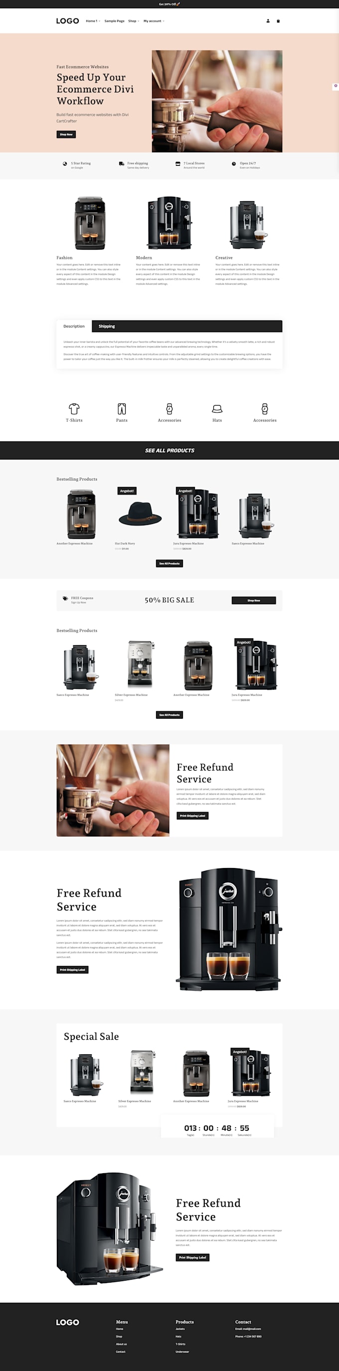 create a website with divi theme, dsgvo gdpr ready