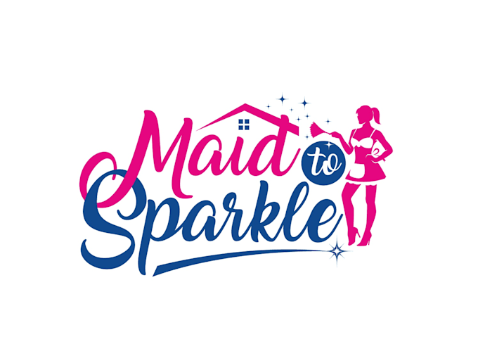 make an eye catching cleaning and maintenance logo