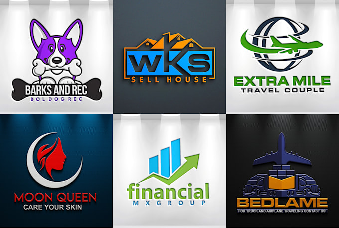 do professional 3d modern minimalist and best business logo design