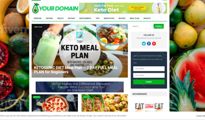 build keto diet clickbank affiliate website for making money for you