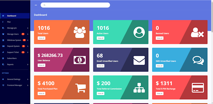 create your website or application