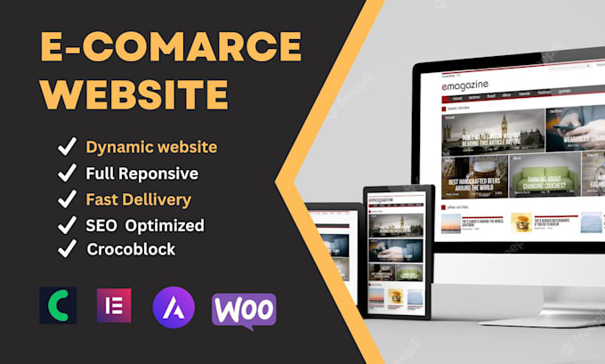 build ecommerce website online store with woocommerce expert