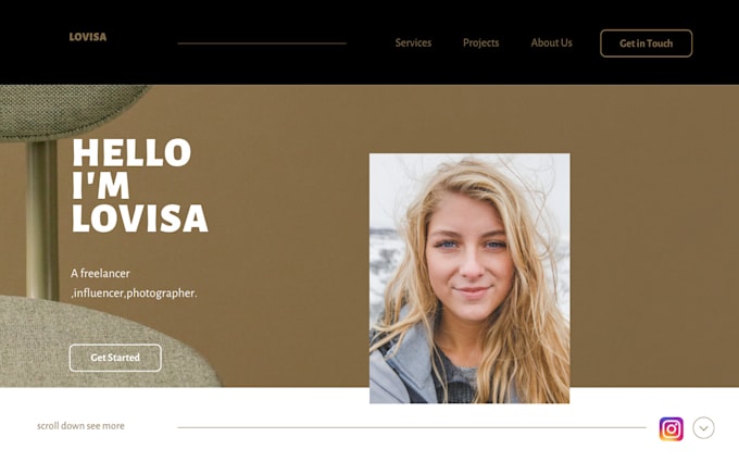 design a fashion, life style wordpress  website