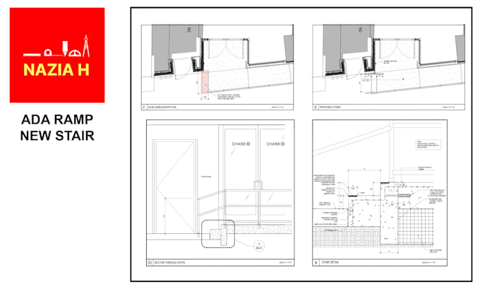 do new ada ramp and stairs