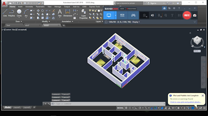 Create 2d floor plan house design and 3d models by Abidz1997 | Fiverr