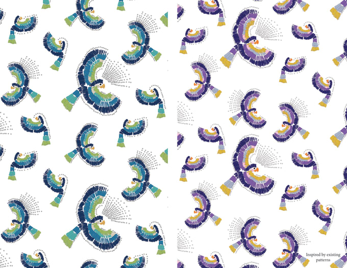 design seamless and abstract patterns