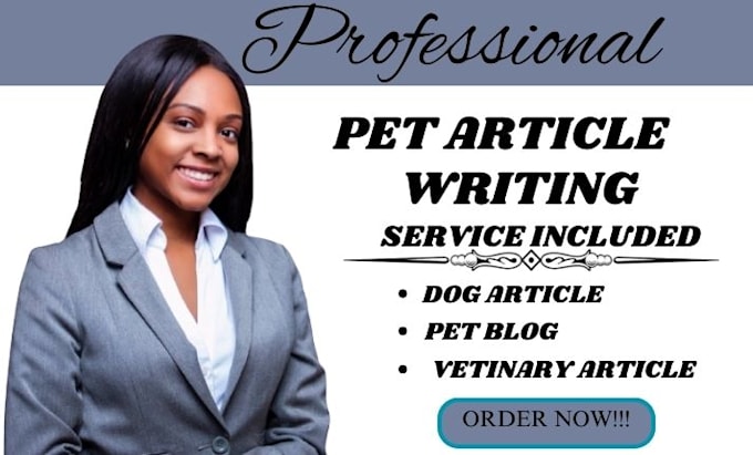be your cat, dog and pet article writer
