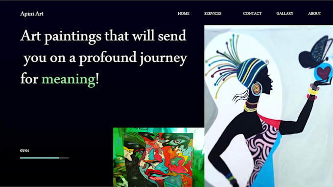 create a custom website for you