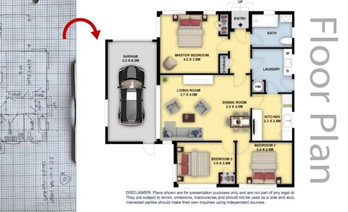 redraw 2d sketches to pdf or autocad images for you