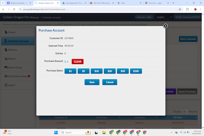 provide 24 hr professional customer service for every online game