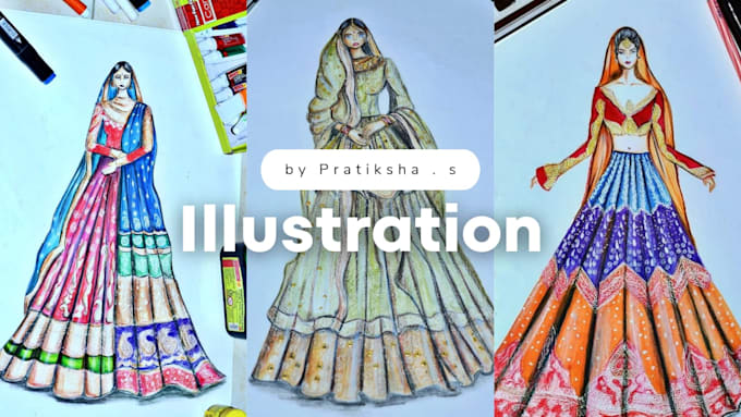 Draw fashion illustration, fashion collection and sketch by Hashbloom8 ...