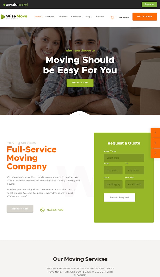 do moving website design