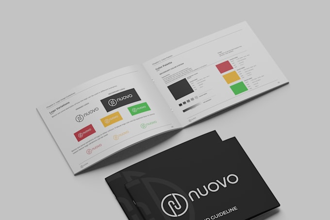 design brand style guide and logo