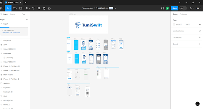 Design ui ux for mobile app with figma by Jihengharbi | Fiverr