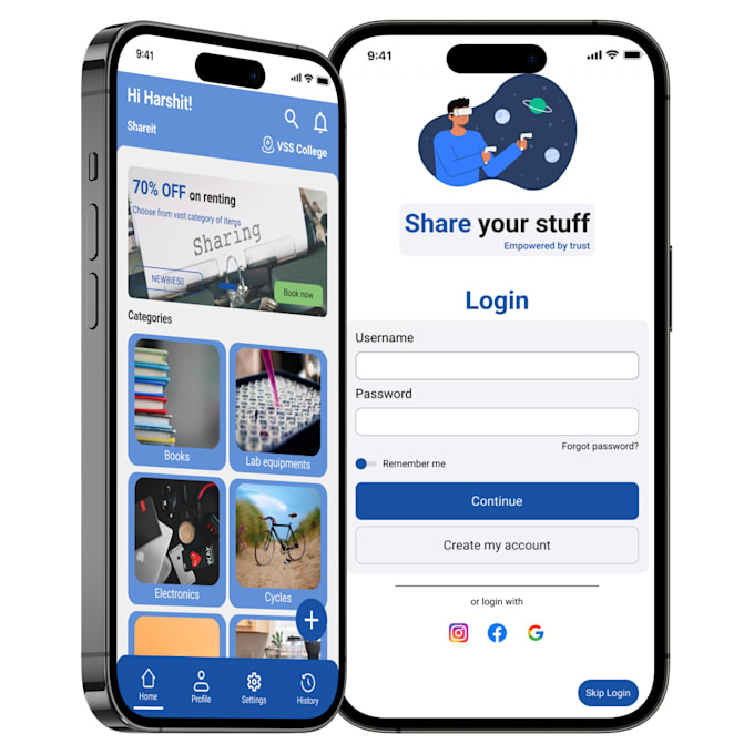 Design an intuitive and easy to use interface for your app by De_sign ...