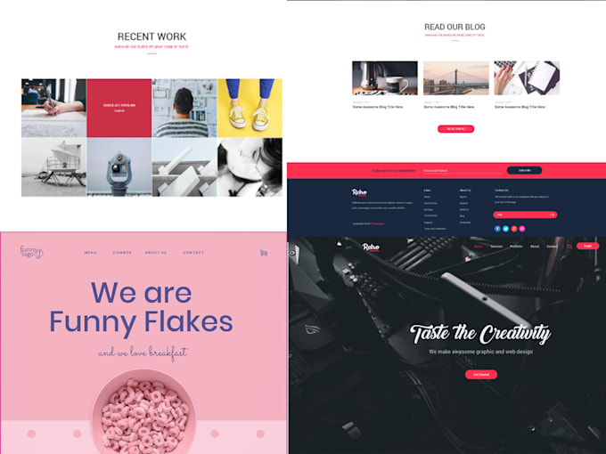 Design catchy and attractive user friendly responsive websites for you ...