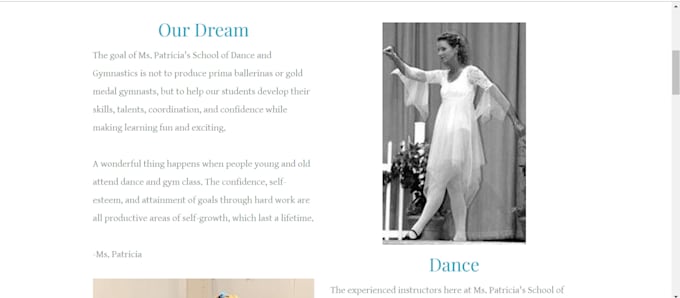 create and design your website