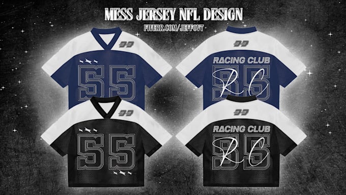 create streetwear like hellstar NFL jersey for your brand