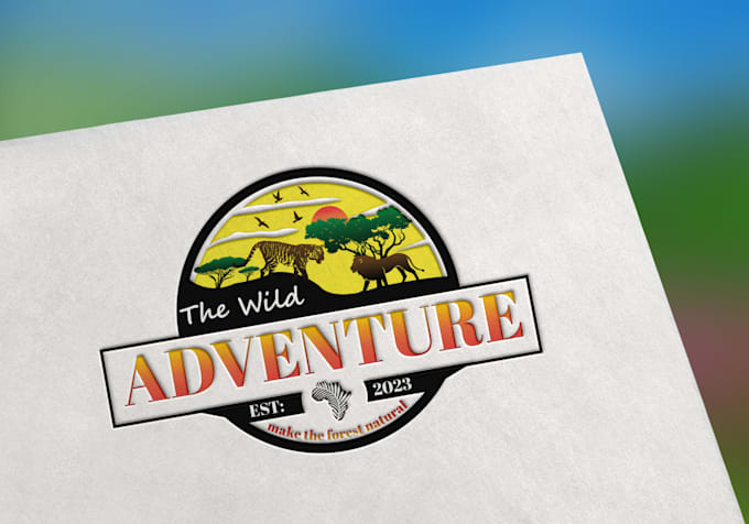 do minimalist creative travel adventure natural logo design