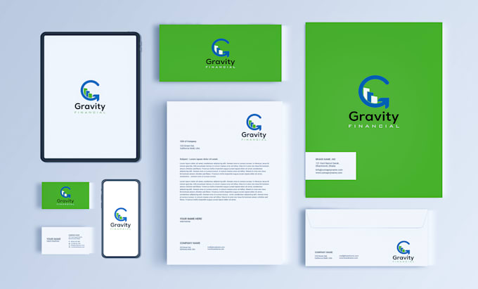 design branding stationery kit items business card letterhead envelope designs