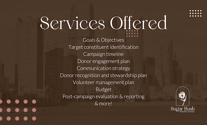 write a comprehensive fundraising plan for your nonprofit