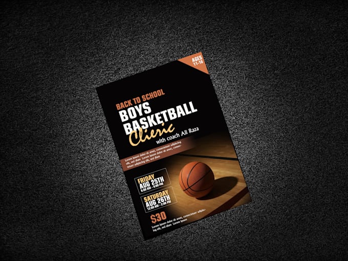 design attractive and professional flyer